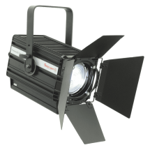 Spotlight Fresnel LED 250W, CW, zoom 12°-54°, 5600K, DMX control 